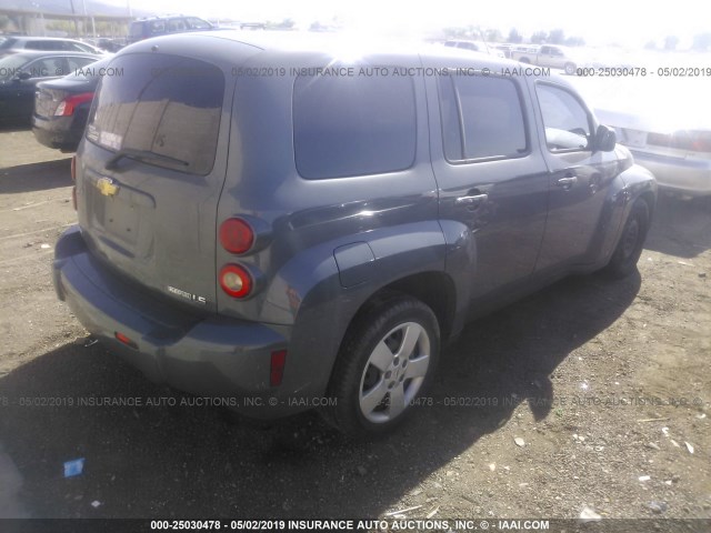 3GNCA13B69S637887 - 2009 CHEVROLET HHR LS Gris foto 4
