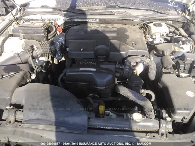 JT8BD69S430188884 - 2003 LEXUS GS 300 GRAY photo 10