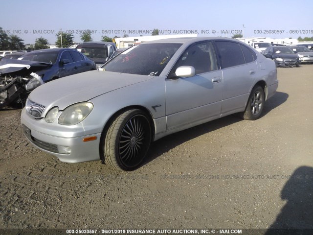 JT8BD69S430188884 - 2003 LEXUS GS 300 GRAY photo 2