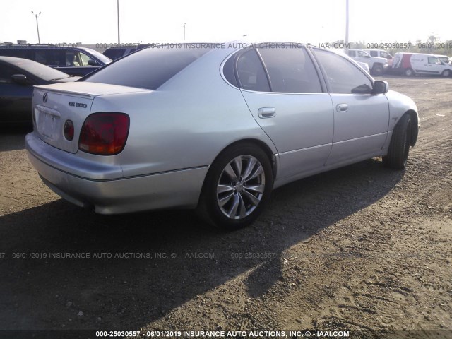 JT8BD69S430188884 - 2003 LEXUS GS 300 GRAY photo 4