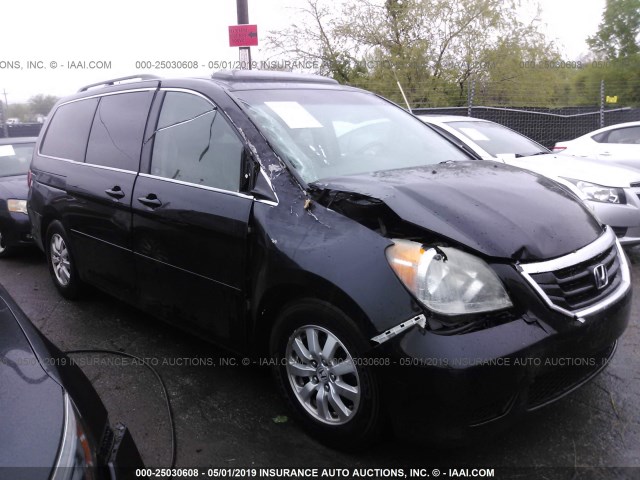 5FNRL38788B041653 - 2008 HONDA ODYSSEY EXL BLACK photo 1