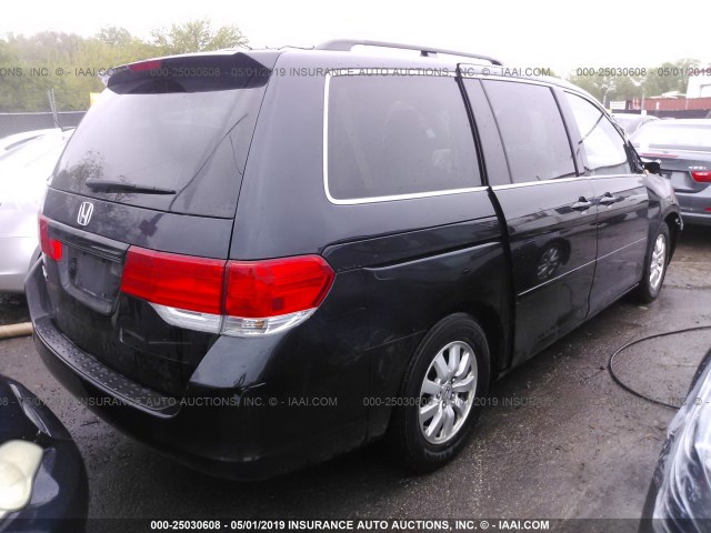 5FNRL38788B041653 - 2008 HONDA ODYSSEY EXL BLACK photo 4