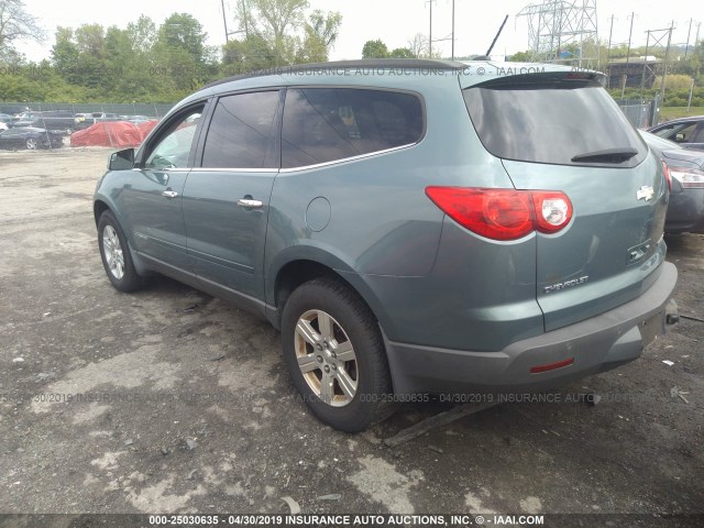 1GNER23D79S135894 - 2009 CHEVROLET TRAVERSE LT TEAL photo 3