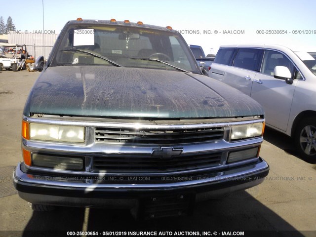 1GCHC39J8TE219738 - 1996 CHEVROLET GMT-400 C3500 GREEN photo 6