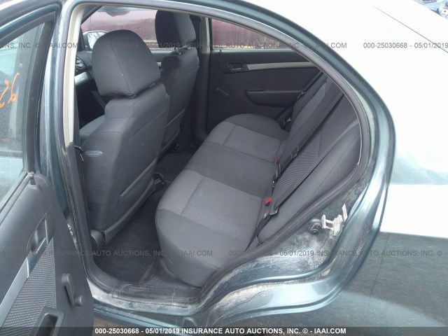 KL1TD5DE9BB142625 - 2011 CHEVROLET AVEO LS/LT ლურჯი ფოტო 8