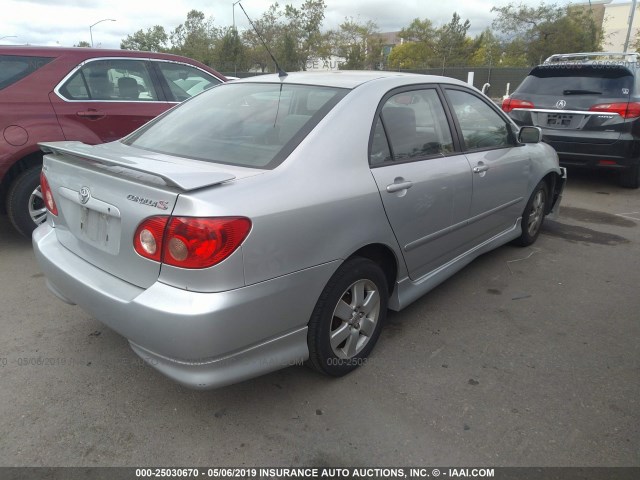 1NXBR32EX8Z047982 - 2008 TOYOTA COROLLA CE/LE/S GRAY photo 4