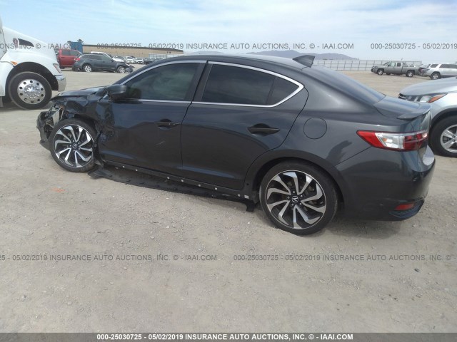 19UDE2F80GA011727 - 2016 ACURA ILX PREMIUM STYLE/TECH STYLE GRAY photo 3