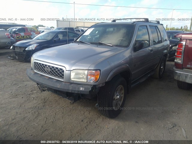 JN8AR07S3XW371909 - 1999 NISSAN PATHFINDER LE/SE/XE SILVER photo 2