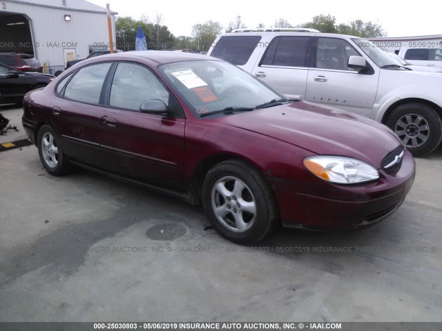 1FAFP55U03A203585 - 2003 FORD TAURUS SES RED photo 1