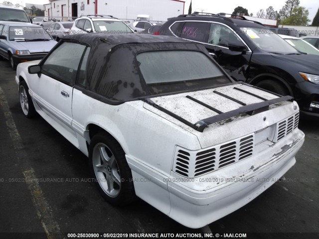 1FABP45E4KF150750 - 1989 FORD MUSTANG GT/COBRA GT WHITE photo 3