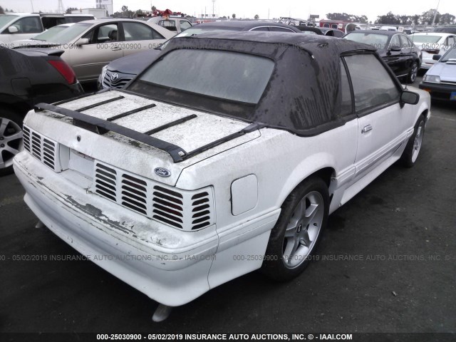 1FABP45E4KF150750 - 1989 FORD MUSTANG GT/COBRA GT WHITE photo 4