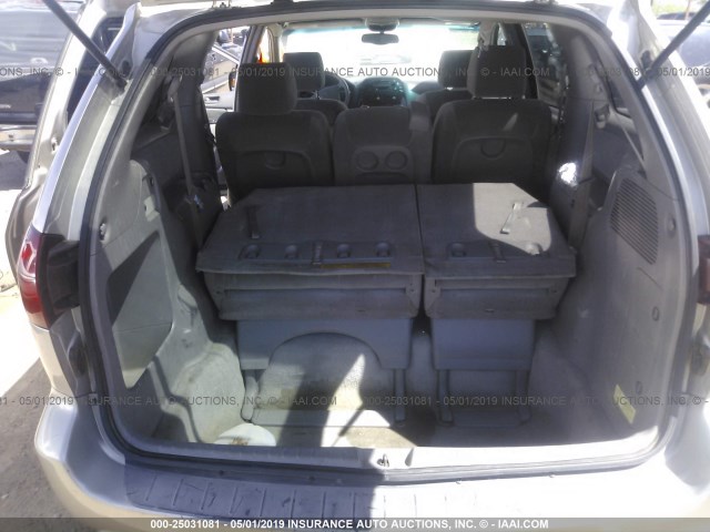 5TDZA23C35S266624 - 2005 TOYOTA SIENNA CE/LE SILVER photo 6