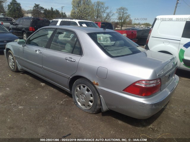 JH4KA96503C000238 - 2003 ACURA 3.5RL SILVER photo 3