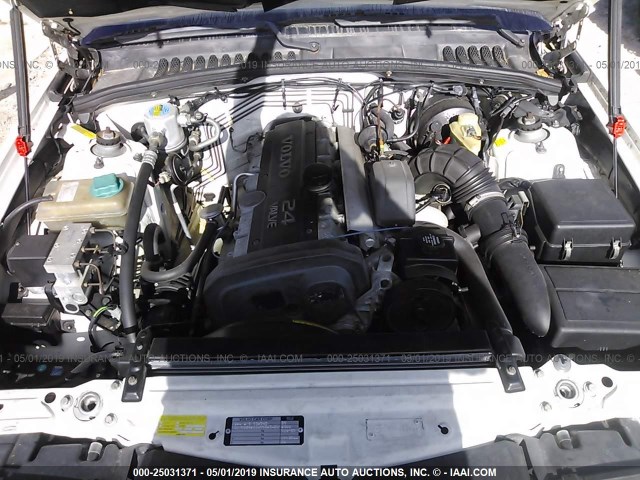 YV1KS9600W1126242 - 1998 VOLVO S90 WHITE photo 10