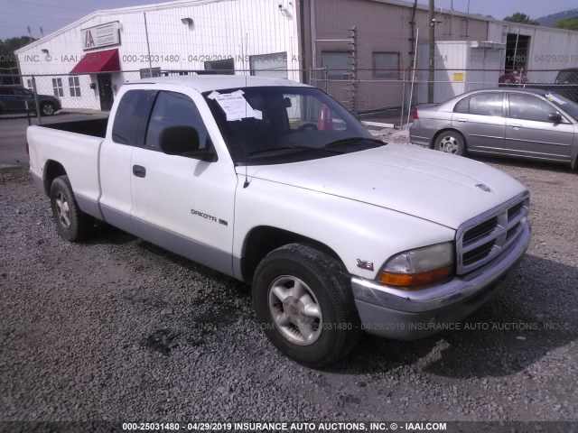 1B7GL22X7WS749788 - 1998 DODGE DAKOTA WHITE photo 1