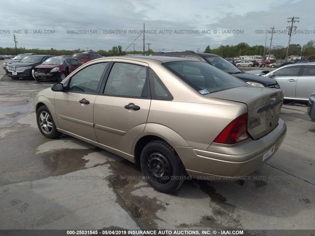 1FAFP34372W273650 - 2002 FORD FOCUS SE/SE COMFORT/SE SPORT BEIGE photo 3