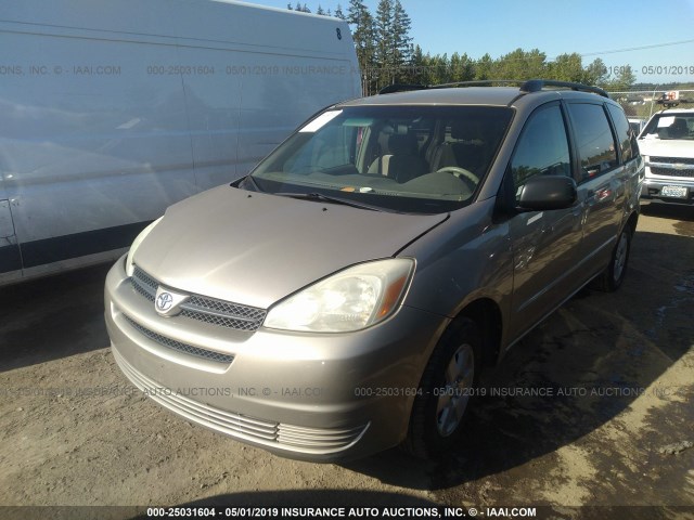 5TDZA23C94S077801 - 2004 TOYOTA SIENNA CE/LE GOLD photo 2