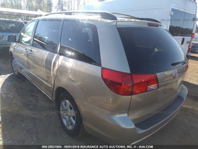 5TDZA23C94S077801 - 2004 TOYOTA SIENNA CE/LE GOLD photo 3