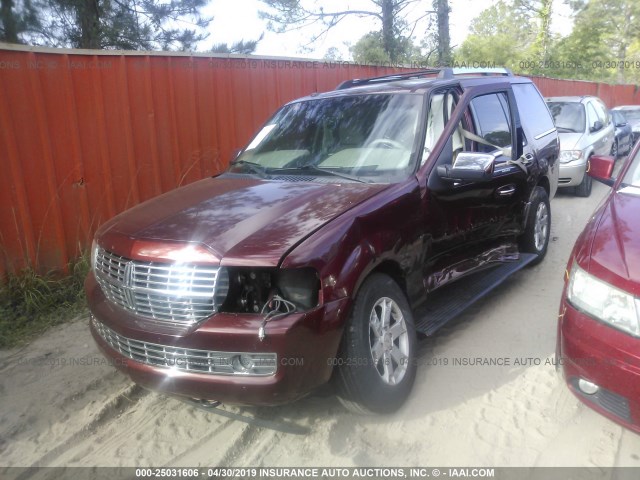5LMJJ2J57DEL03219 - 2013 LINCOLN NAVIGATOR 栗色 照片 2