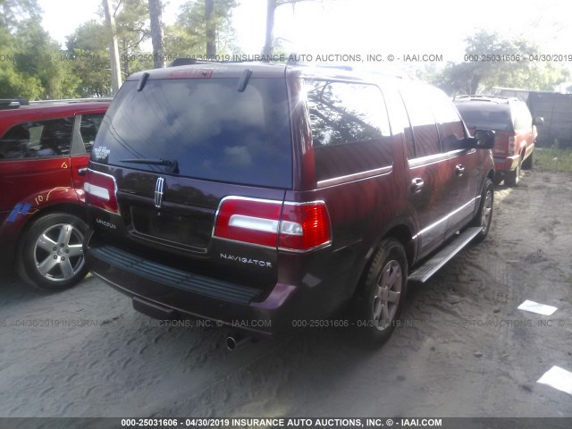 5LMJJ2J57DEL03219 - 2013 LINCOLN NAVIGATOR 栗色 照片 4