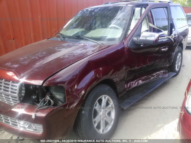 5LMJJ2J57DEL03219 - 2013 LINCOLN NAVIGATOR 栗色 照片 6