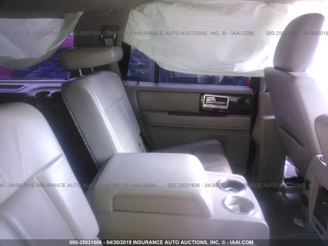 5LMJJ2J57DEL03219 - 2013 LINCOLN NAVIGATOR 栗色 照片 8