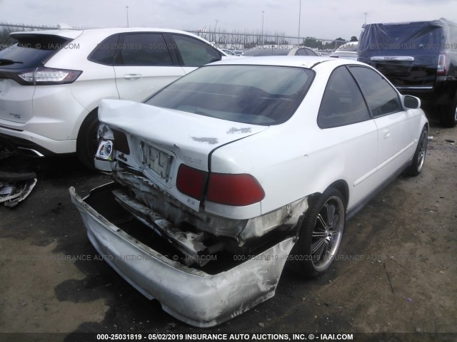 1HGEJ8244XL030856 - 1999 HONDA CIVIC EX WHITE photo 4