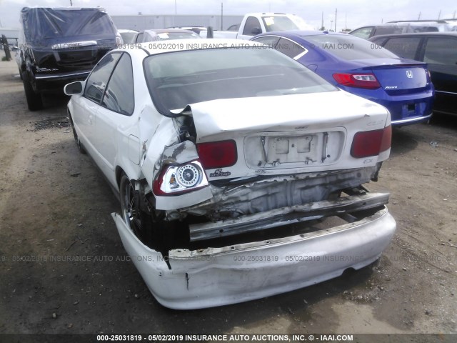 1HGEJ8244XL030856 - 1999 HONDA CIVIC EX WHITE photo 6