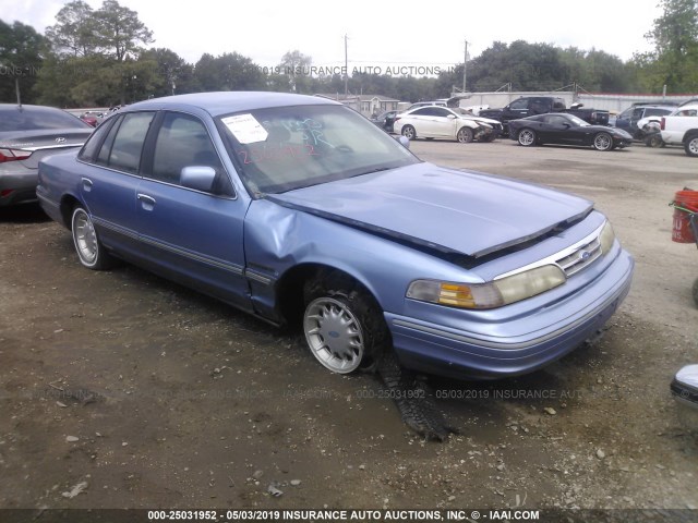 2FALP74W8SX191841 - 1995 FORD CROWN VICTORIA LX BLUE photo 1