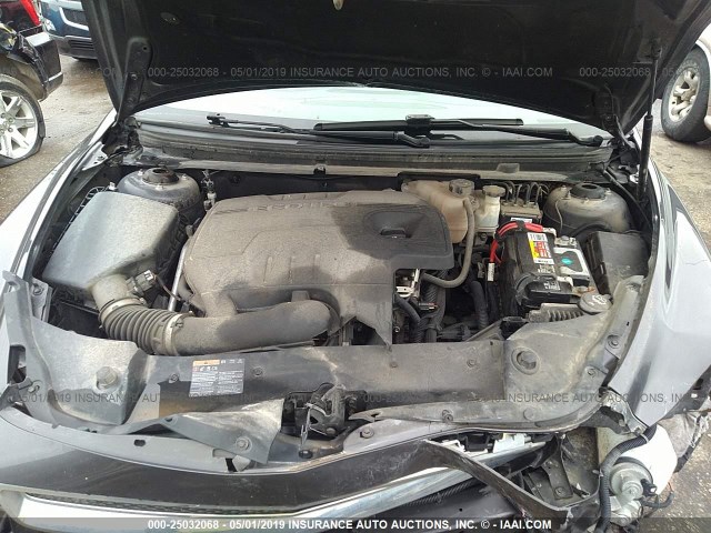 1G1ZB5EB8AF227131 - 2010 CHEVROLET MALIBU LS GRAY photo 10