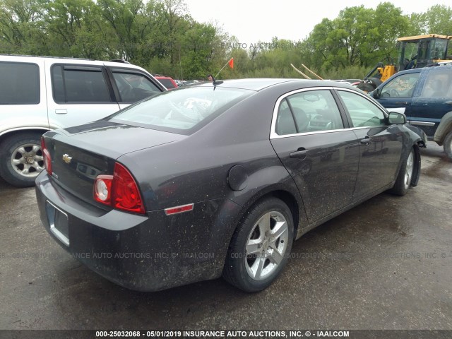 1G1ZB5EB8AF227131 - 2010 CHEVROLET MALIBU LS GRAY photo 4
