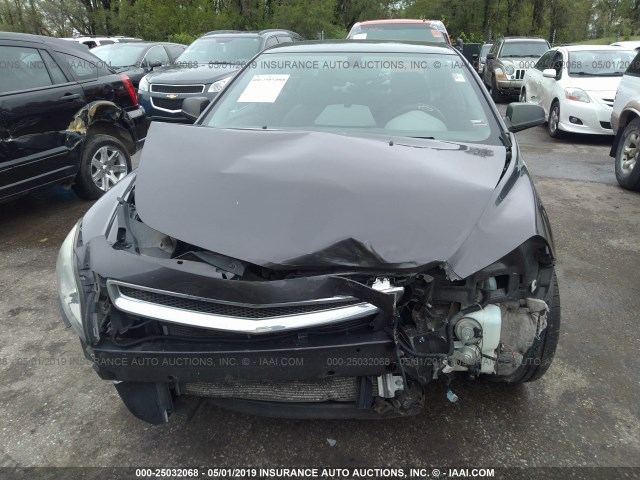 1G1ZB5EB8AF227131 - 2010 CHEVROLET MALIBU LS GRAY photo 6