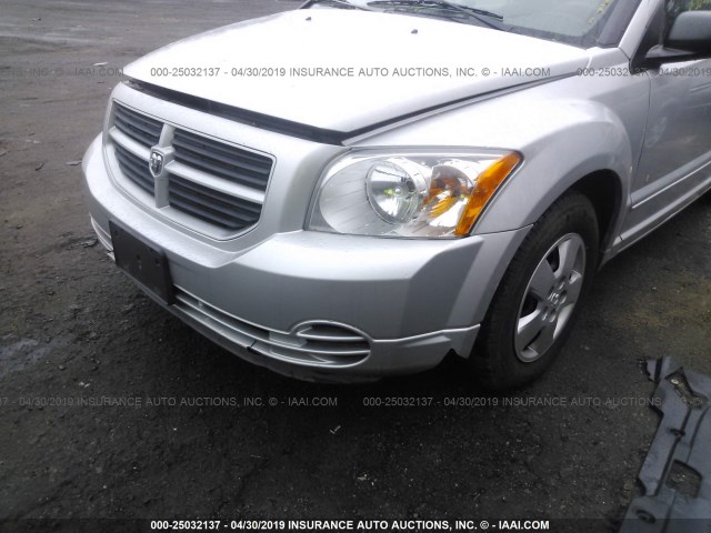 1B3HB28B08D701044 - 2008 DODGE CALIBER SILVER photo 6