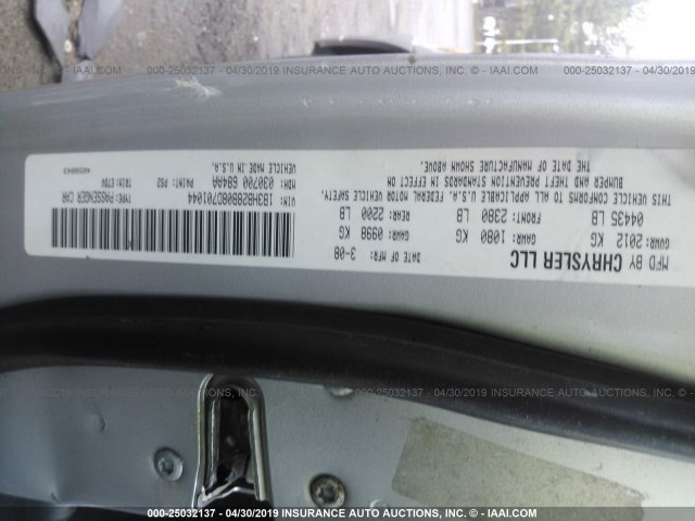 1B3HB28B08D701044 - 2008 DODGE CALIBER SILVER photo 9