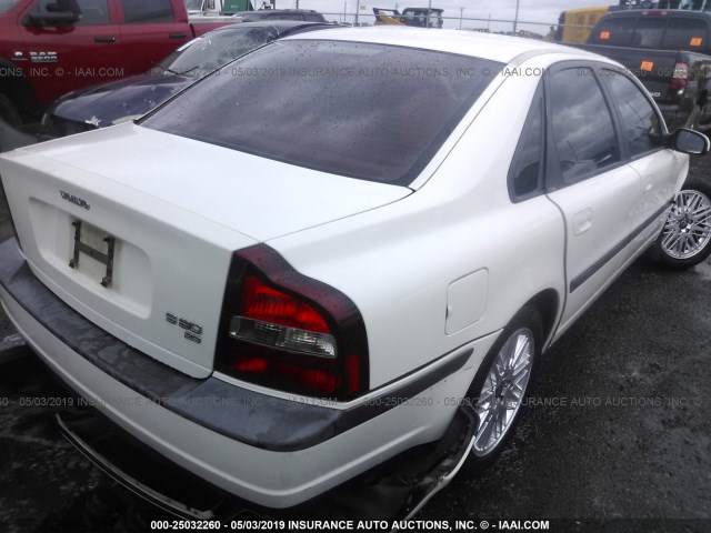 YV1TS94D9Y1138063 - 2000 VOLVO S80 WHITE photo 4