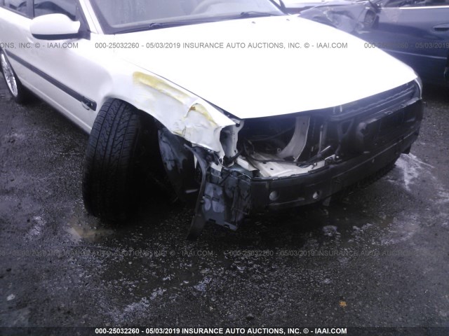 YV1TS94D9Y1138063 - 2000 VOLVO S80 WHITE photo 6