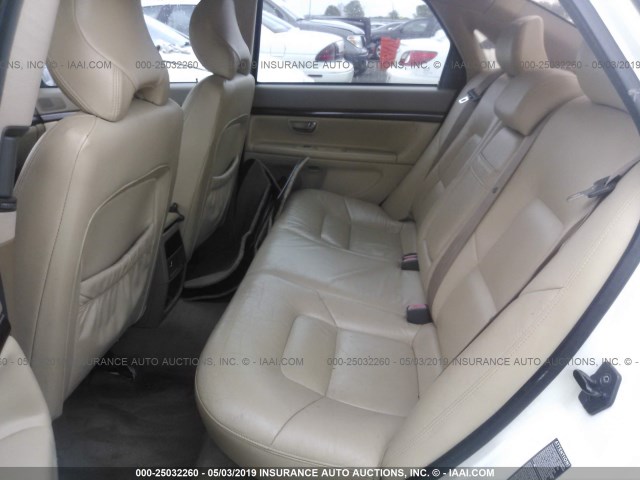 YV1TS94D9Y1138063 - 2000 VOLVO S80 WHITE photo 8