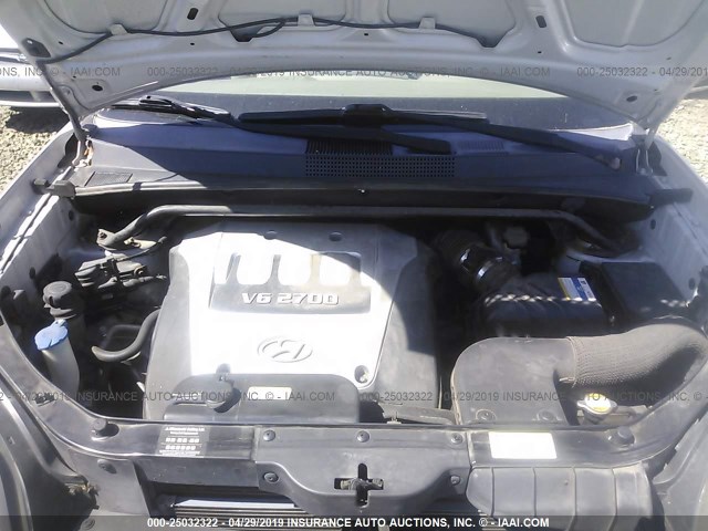 KM8JN12D36U442067 - 2006 HYUNDAI TUCSON GLS/LIMITED 银色 照片 10