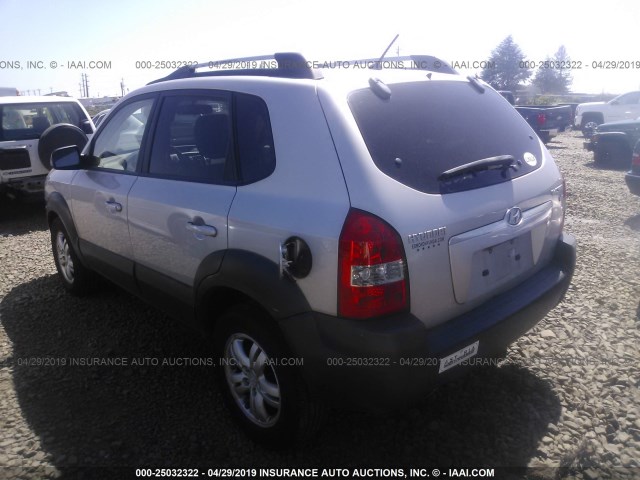 KM8JN12D36U442067 - 2006 HYUNDAI TUCSON GLS/LIMITED 银色 照片 3