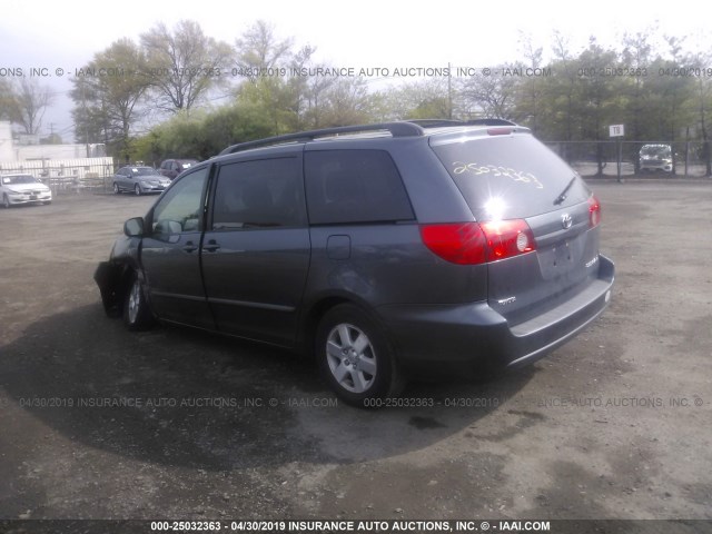 5TDZK23C78S219372 - 2008 TOYOTA SIENNA CE/LE GRAY photo 3