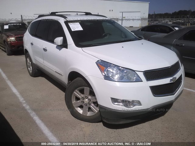 1GNER23D69S129987 - 2009 CHEVROLET TRAVERSE LT WHITE photo 1