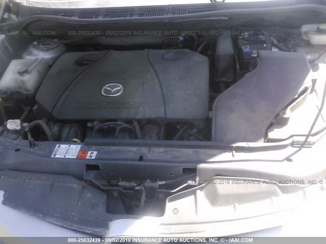 JM1CR29L170139303 - 2007 MAZDA 5 SILVER photo 10