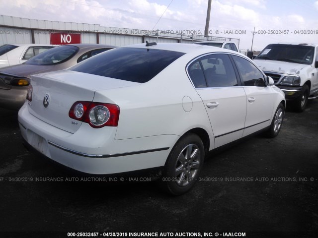 WVWAK73CX6P073700 - 2006 VOLKSWAGEN PASSAT 2.0T/2.0T VALUE WHITE photo 4