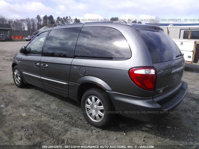 2C4GP54L44R540507 - 2004 CHRYSLER TOWN & COUNTRY TOURING GRAY photo 3