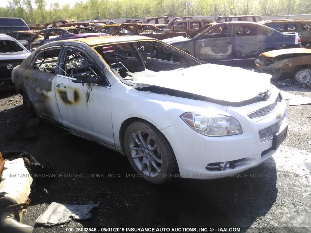 1G1ZE5EU7CF130661 - 2012 CHEVROLET MALIBU LTZ WHITE photo 1