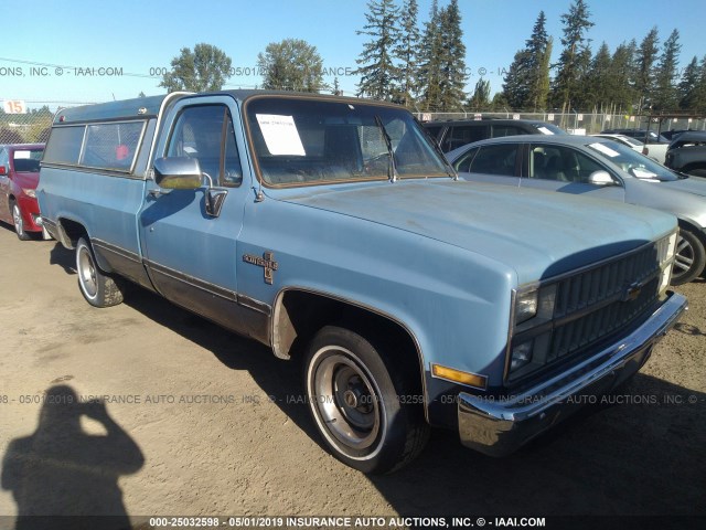 2GCDC14H3C1208641 - 1982 CHEVROLET C10 BLUE photo 1