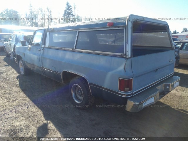 2GCDC14H3C1208641 - 1982 CHEVROLET C10 BLUE photo 3