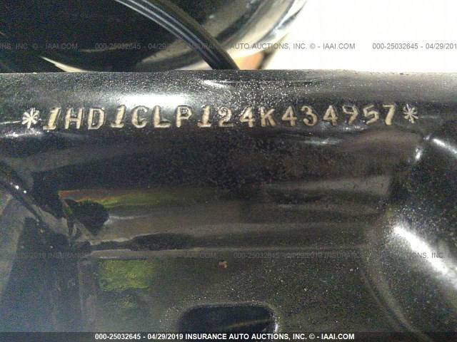 1HD1CLP124K434957 - 2004 HARLEY-DAVIDSON XL1200 R BLACK photo 10