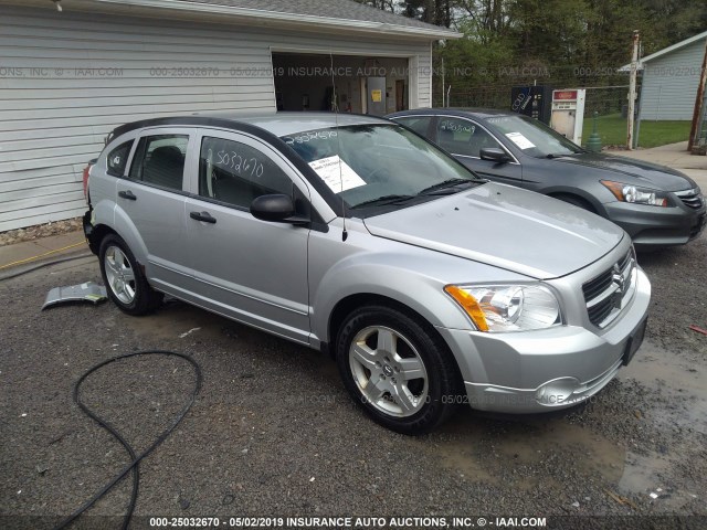 1B3HB48B48D580949 - 2008 DODGE CALIBER SXT SILVER photo 1