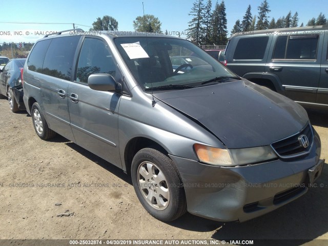 5FNRL18912B033424 - 2002 HONDA ODYSSEY EXL GRAY photo 1